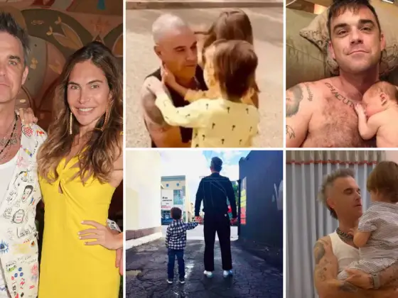 Robbie Williams barn och familjeliv med Ayda Field